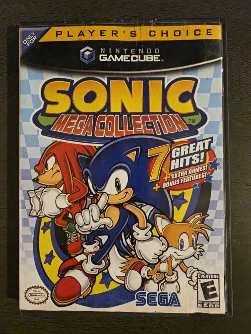 SEGA Sonic Mega Collection Player's Choice GameCube E NTSC-U/C 2002 Multiplayer